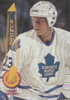 1994-95 Pinnacle - Rink Collection #386 Mats Sundin Front