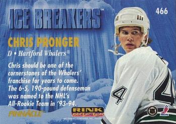 1994-95 Pinnacle - Rink Collection #466 Chris Pronger Back