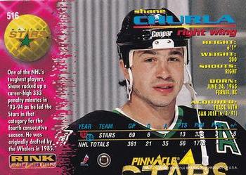 1994-95 Pinnacle - Rink Collection #516 Shane Churla Back