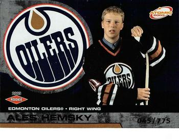 2002-03 Pacific Atomic - Hobby Parallel #109 Ales Hemsky Front