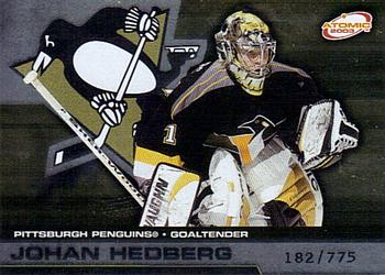 2002-03 Pacific Atomic - Hobby Parallel #79 Johan Hedberg Front
