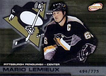 2002-03 Pacific Atomic - Hobby Parallel #80 Mario Lemieux Front