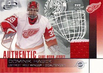 2002-03 Pacific Atomic - Authentic Game-Worn Jersey #6 Dominik Hasek Front