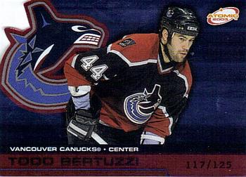 2002-03 Pacific Atomic - Red #95 Todd Bertuzzi Front
