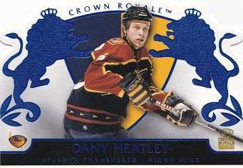 2002-03 Pacific Crown Royale - Blue #4 Dany Heatley Front