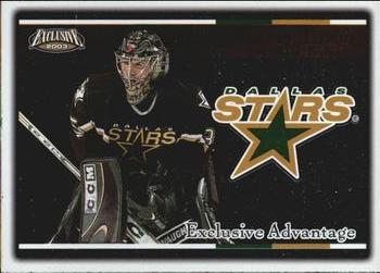 2002-03 Pacific Exclusive - Advantage #6 Marty Turco Front