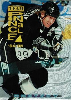 1994-95 Pinnacle - Team Pinnacle Dufex Front #TP9 Wayne Gretzky / Mark Messier Front