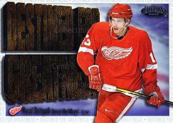 2002-03 Pacific Exclusive - Destined #6 Pavel Datsyuk Front