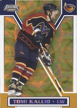 2002-03 Pacific Exclusive - Gold #7 Tomi Kallio Front