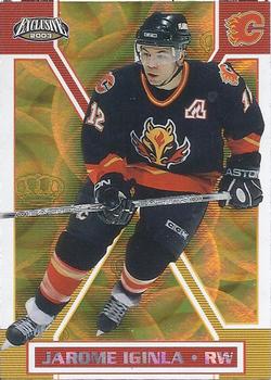 2002-03 Pacific Exclusive - Gold #23 Jarome Iginla Front