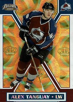 2002-03 Pacific Exclusive - Gold #47 Alex Tanguay Front