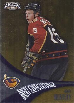 2002-03 Pacific Exclusive - Great Expectations #1 Dany Heatley Front