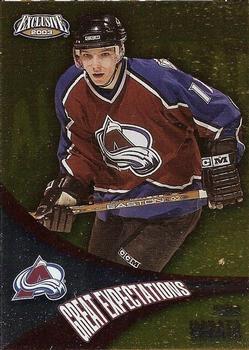 2002-03 Pacific Exclusive - Great Expectations #5 Radim Vrbata Front
