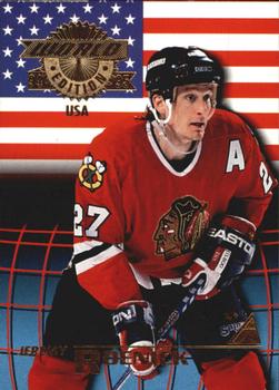 1994-95 Pinnacle - World Edition #WE3 Jeremy Roenick Front
