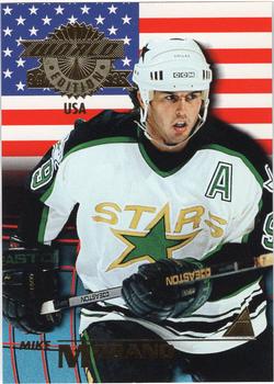 1994-95 Pinnacle - World Edition #WE9 Mike Modano Front