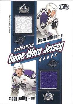 2001-02 Ziggy Palffy Game Worn Los Angeles Kings Jersey - With AM