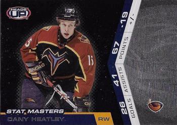 2002-03 Pacific Heads Up - Stat Masters #2 Dany Heatley Front