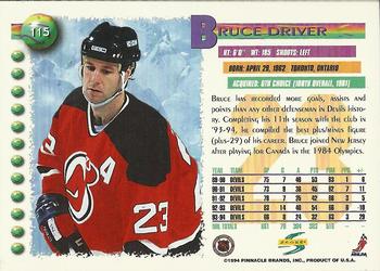 1994-95 Score #115 Bruce Driver Back