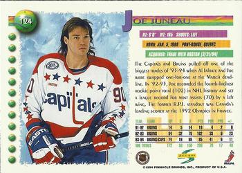 1994-95 Score #124 Joe Juneau Back