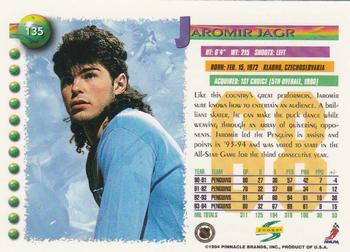 1994-95 Score #135 Jaromir Jagr Back