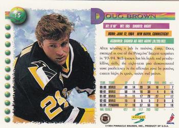 1994-95 Score #15 Doug Brown Back