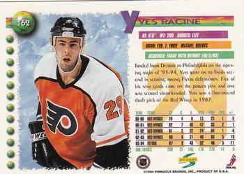 1994-95 Score #162 Yves Racine Back