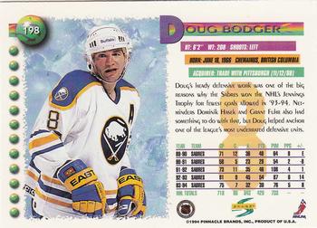 1994-95 Score #198 Doug Bodger Back