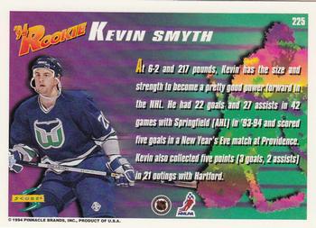 1994-95 Score #225 Kevin Smyth Back