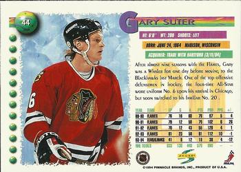 1994-95 Score #44 Gary Suter Back