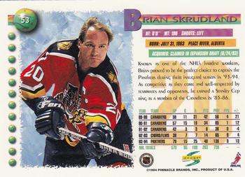1994-95 Score #53 Brian Skrudland Back