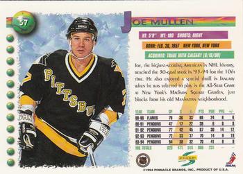 1994-95 Score #57 Joe Mullen Back