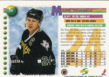 1994-95 Score #68 Mark Tinordi Back