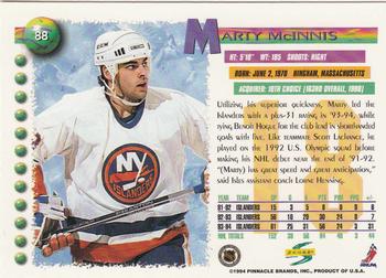 1994-95 Score #88 Marty McInnis Back