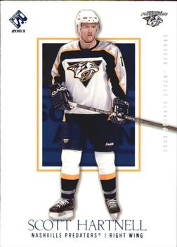 2002-03 Pacific Private Stock Reserve - Blue #58 Scott Hartnell Front