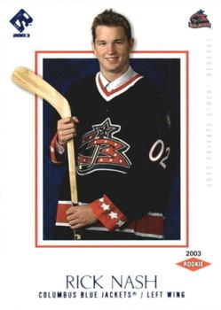 2002-03 Pacific Private Stock Reserve - Blue #157 Rick Nash Front
