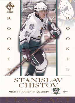 2002-03 Pacific Private Stock Reserve - Class Act #1 Stanislav Chistov Front