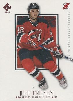 2002-03 Pacific Private Stock Reserve - Red #61 Jeff Friesen Front