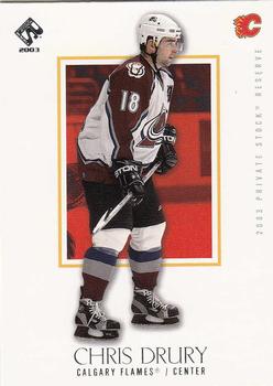 2002-03 Pacific Private Stock Reserve - Retail #14 Chris Drury Front