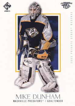 2002-03 Pacific Private Stock Reserve - Retail #57 Mike Dunham Front