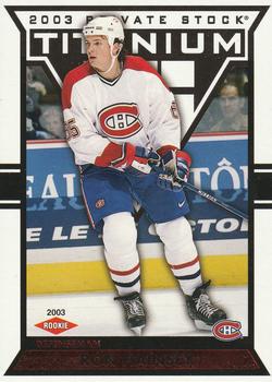 2002-03 Pacific Private Stock Titanium - Red #122 Ron Hainsey Front