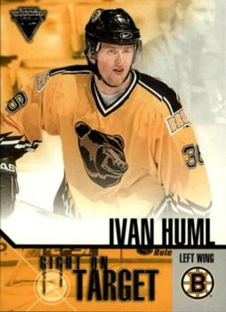 2002-03 Pacific Private Stock Titanium - Right on Target #2 Ivan Huml Front
