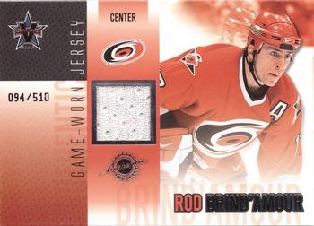 2002-03 Pacific Vanguard - Authentic Game-Worn Jerseys #9 Rod Brind'Amour Front