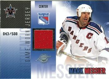 2002-03 Pacific Vanguard - Authentic Game-Worn Jerseys #30 Mark Messier Front