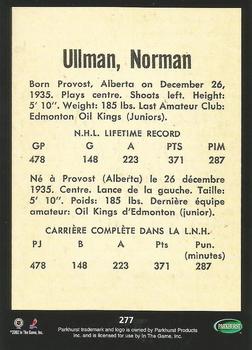 2002-03 Parkhurst - Parkie Reprints #277 Norm Ullman Back