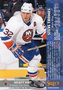 1994-95 Select #105 Steve Thomas Back