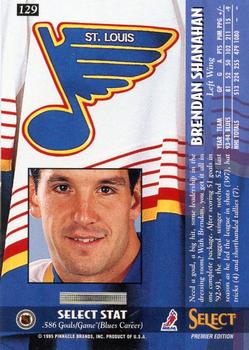 1994-95 Select #129 Brendan Shanahan Back