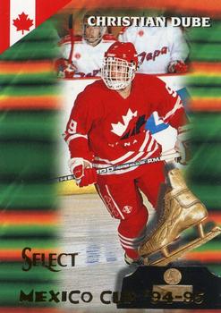 1994-95 Select #166 Christian Dube Front