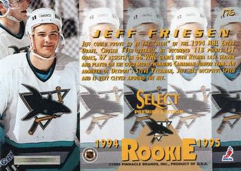 1994-95 Select #176 Jeff Friesen Back