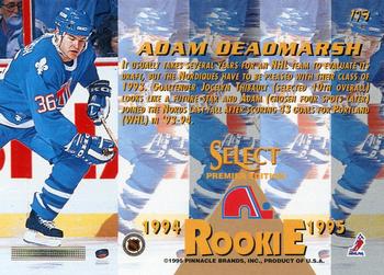 1994-95 Select #179 Adam Deadmarsh Back