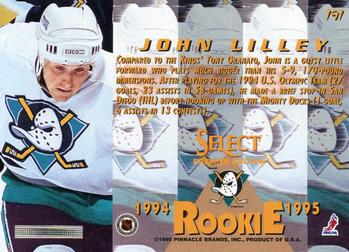 1994-95 Select #191 John Lilley Back
